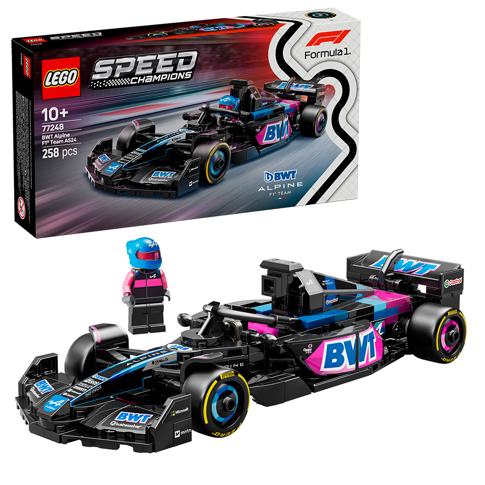 Автомобіль для перегонів BWT Alpine F1® Team A524 лего speed champions 77248 Автомобіль для перегонів BWT Alpine F1® Team A524