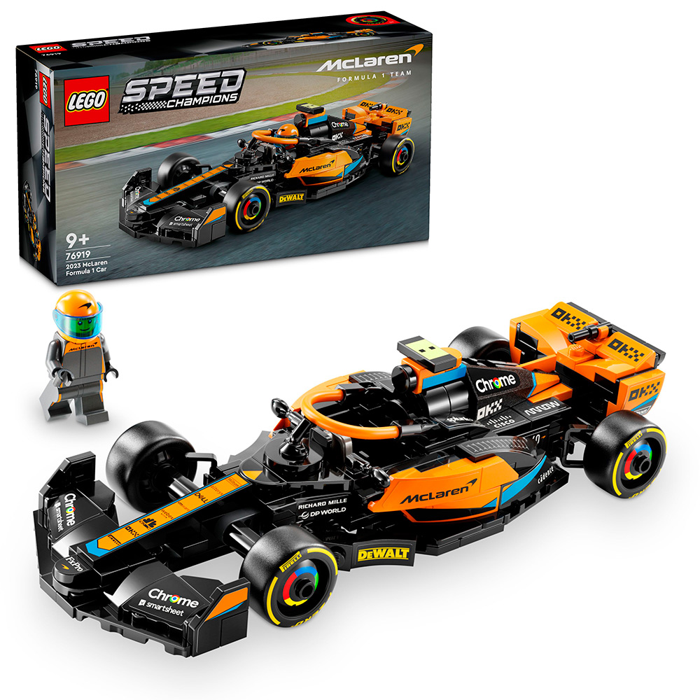 Автомобіль для перегонів 2023 McLaren Formula 1 лего speed champions 76919 Автомобіль для перегонів 2023 McLaren Formula 1