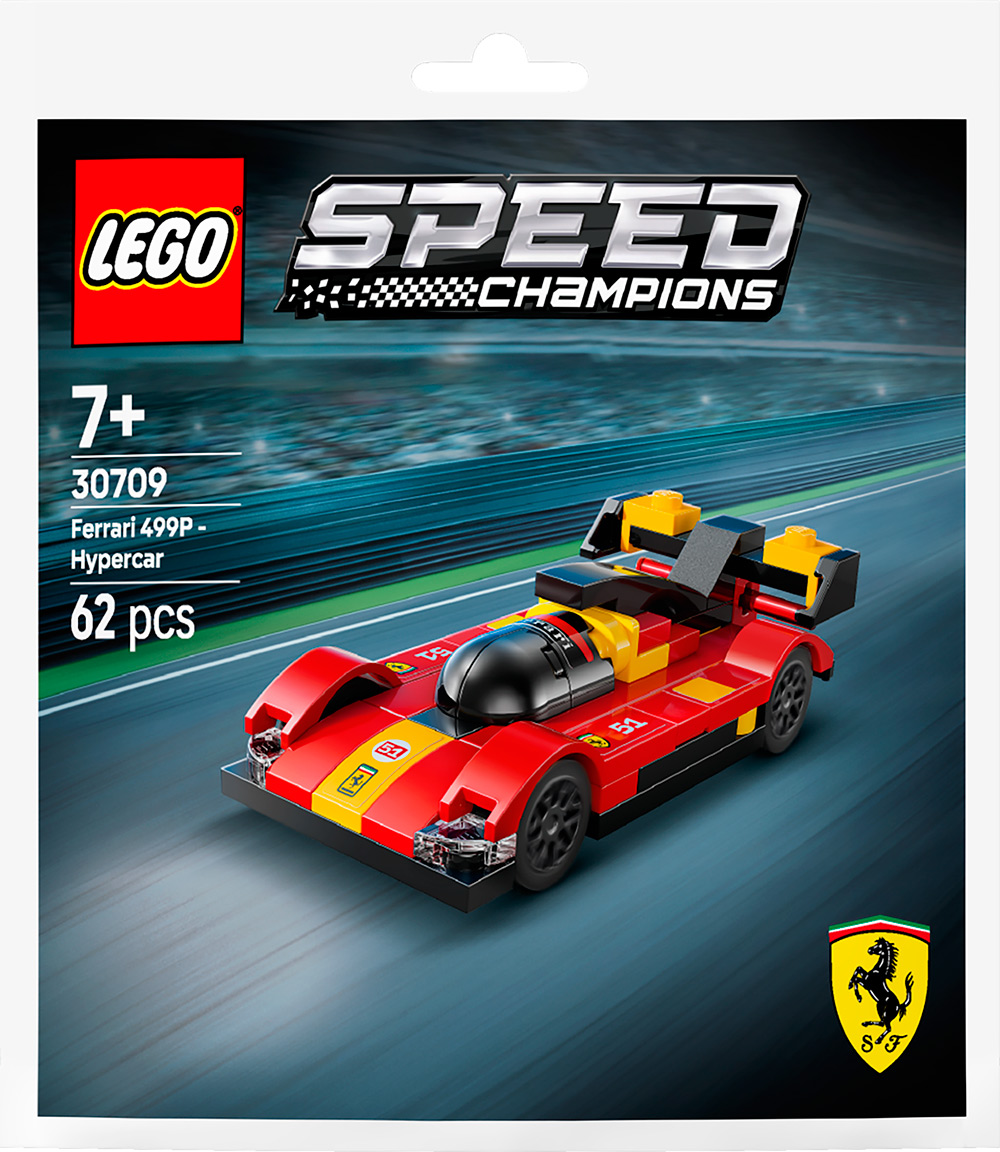 Ferrari 499P — гіперкар лего speed champions 30709 Ferrari 499P — гіперкар