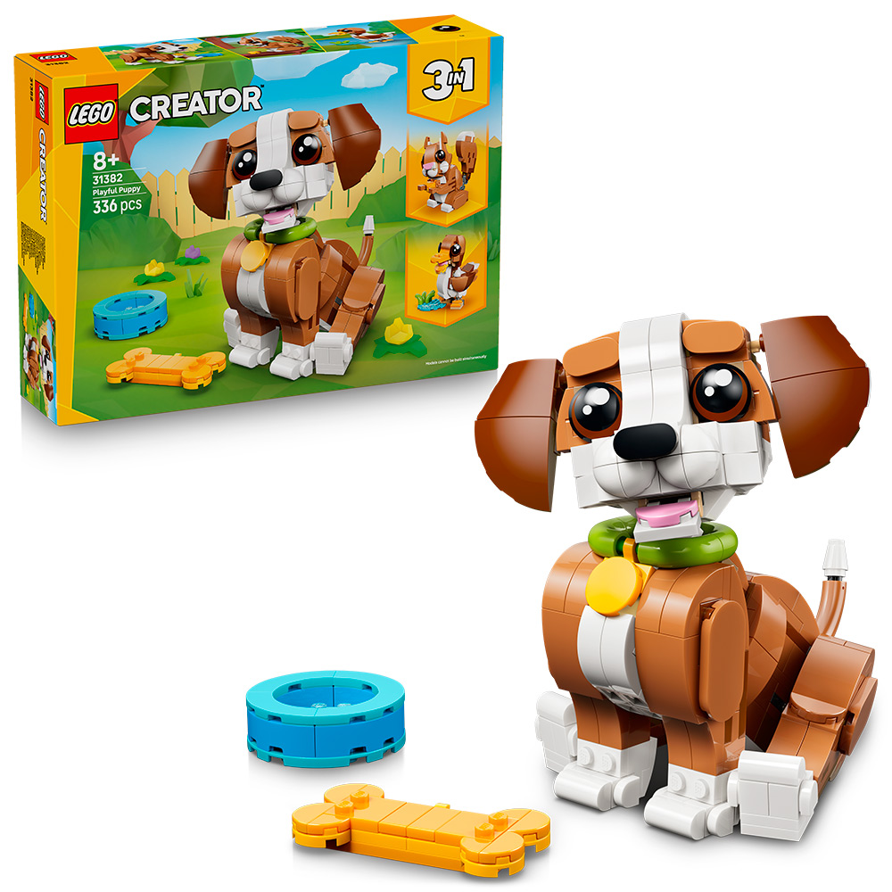 Чарівні тварини: грайливе цуценя лего креатор 31382 Чарівні тварини: грайливе цуценя