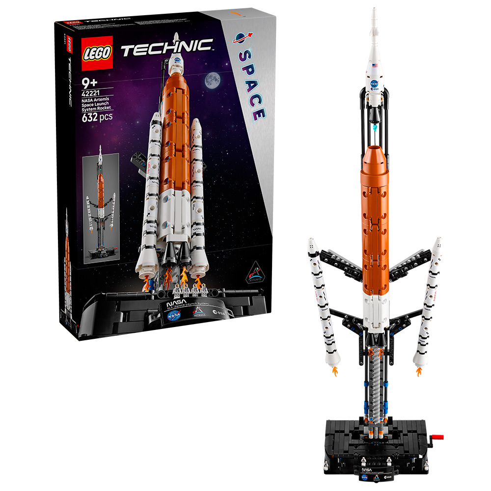 Ракета із системою космічного запуску NASA Artemis lego technic 42221 Ракета із системою космічного запуску NASA Artemis