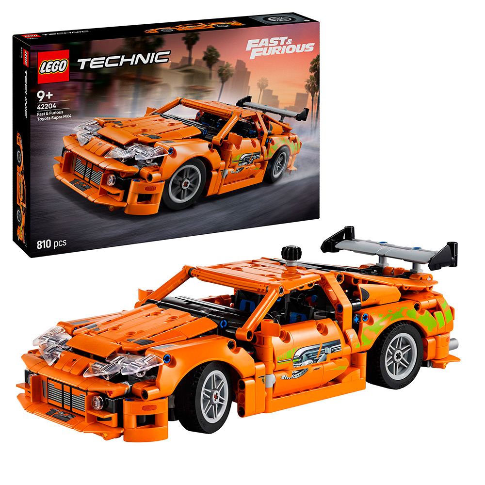 Fast and Furious Toyota Supra MK4 lego technic 42204 Fast and Furious Toyota Supra MK4