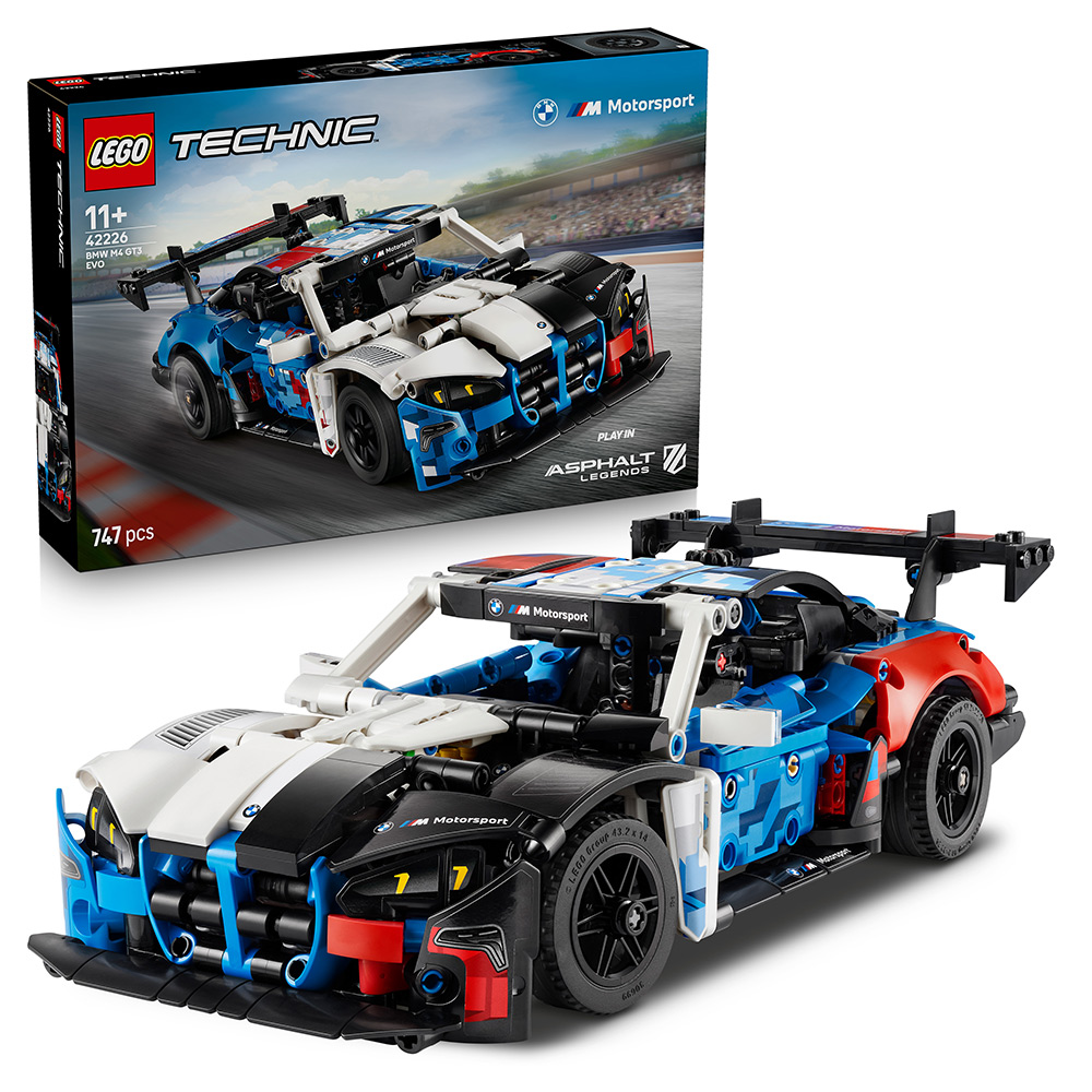 Автомобіль для перегонів BMW M4 GT3 EVO lego technic 42226 Автомобіль для перегонів BMW M4 GT3 EVO