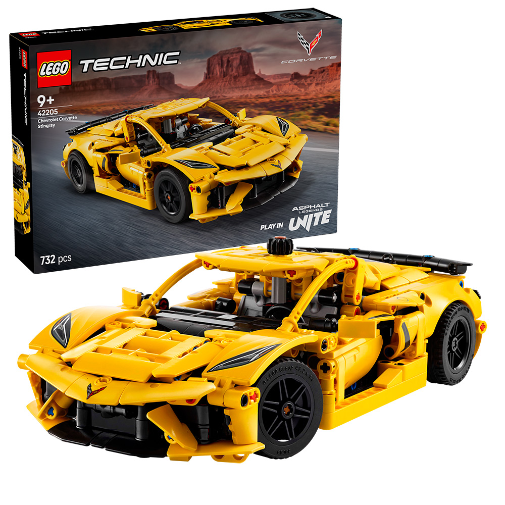 Chevrolet Corvette Stingray lego technic 42205 Chevrolet Corvette Stingray